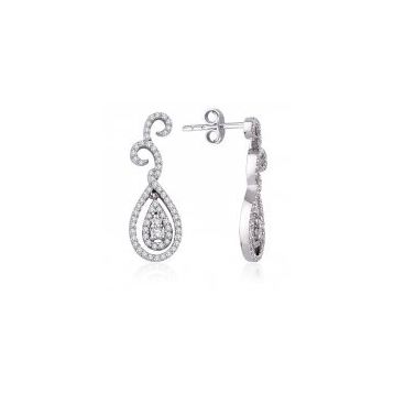 İf Pırlanta 0.65 ct Pırlanta Küpe