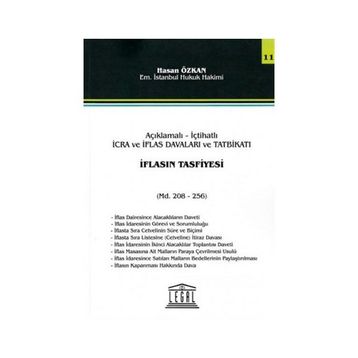 İflasın Tasfiyesi - Hasan Özkan