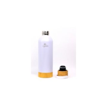 Igloo Hydrate Pro 500 ml Beyaz Bambu Taban ve Kapaklı Çelik Termos
