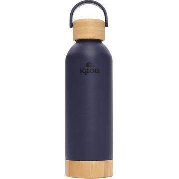 Igloo Hydrate Pro 500 ml Lacivert Bambu Taban ve Kapaklı Çelik Termos