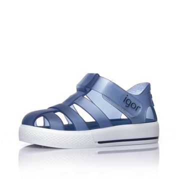 Igor S10171 Mavi Kız Çocuk Sandalet