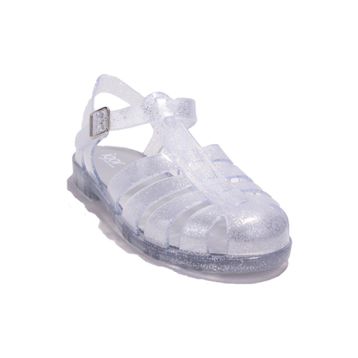 İgor S10262CN Biarritz Glitter Beyaz Kadın Düz Sandalet