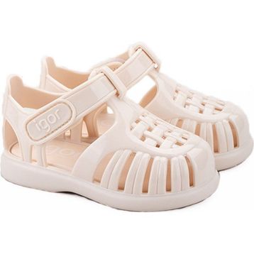 İgor S10311 Tobby Gloss Çocuk Fildişi Sandalet