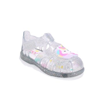 İgor S10341 Tobby Unicornio Beyaz Şeffaf Ortopedik Günlük Kız Çocuk Sandalet
