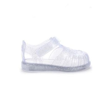 İgor Tobby Gloss Glitter S10308-091 Şeffaf Simli Kız Çocuk Sandalet