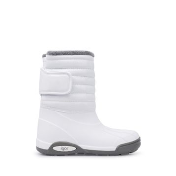 İgor W10168-001 Topo Ski Charol Gri Su Geçirmez Çocuk Çizme