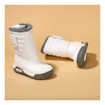 İgor W10168-001 Topo Ski Charol Gri Su Geçirmez Çocuk Çizme