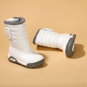 İgor W10168-001 Topo Ski Charol Gri Su Geçirmez Çocuk Çizme