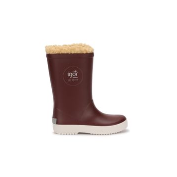İgor W10207 Splash Nautico Su Geçirmez Bordo Unisex Çocuk Yağmur Kar Çizmesi
