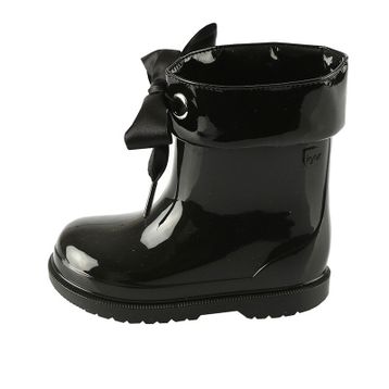 İgor W10238 Bimbi Lazo Siyah Kız Çocuk Yağmur Çizmesi