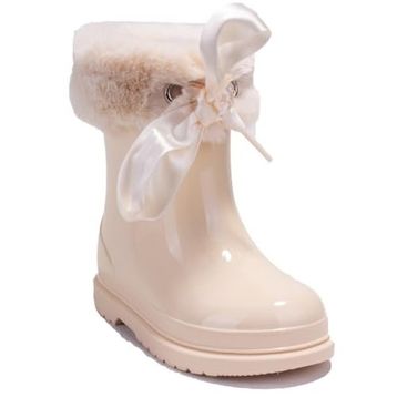 İgor W10258 Bimbi Soft Bej Kız Çocuk Yağmur Çizmesi