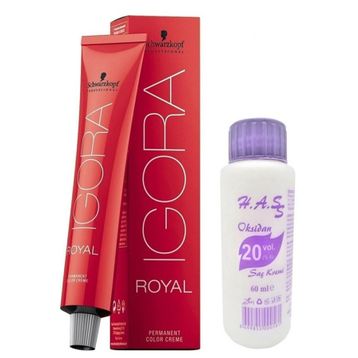 Igora Royal 7-65 Kumral Çikolata Altın 60 ml Saç Boyası + 20 Volüm Mini Oksidan