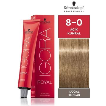 Igora Royal 8.0 Açık Kumral 60 ml Saç Boyası+Mini Oksidan