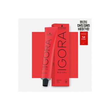 Igora Royal 8-00 Açık Kumral Ekstra Doğal Saç Boyası+Mini Oksidan