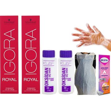 Igora Royal 8-00 Açık Kumral Extra Doğal 2 Adet Saç Boyası+Oksidan