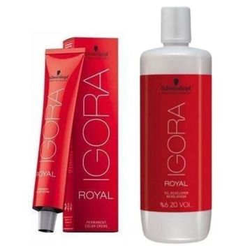 Igora Royal 8-1 Açık Kumral-Sandre 7 Adet Saç Boyası + 1 lt Oksidan