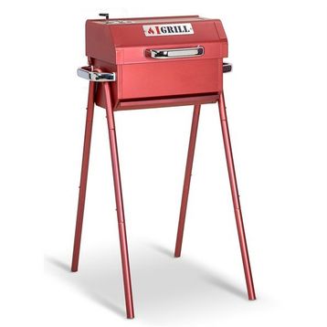 Igrill Cube 40 cm Kırmızı Kömürlü Barbekü Mangal