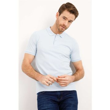 İGS Modernfit Dar Kalıp Polo Yaka Siyah Erkek T-Shirt