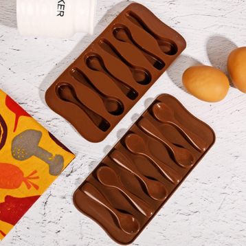 iHouse 1409 Silikon Kaşık Kahve Jöle Kalıbı