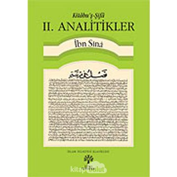 II. ANALITIKLER - İBN SINA