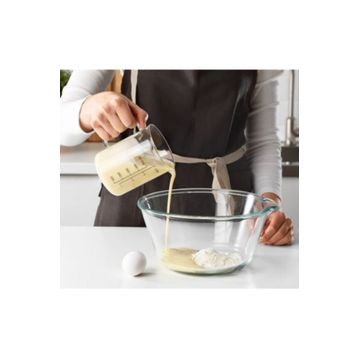 IKEA 0.5 lt Isıya Dayanıklı Cam Ölçü Kabı Ölçek