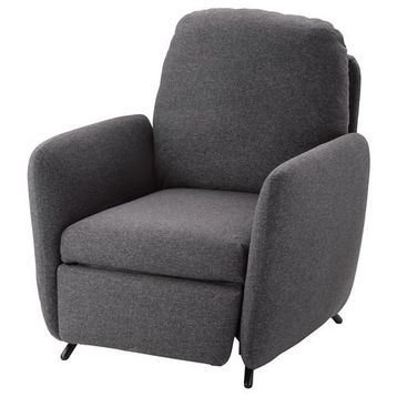IKEA 09297186 Ekolsund Gunnared Koyu Gri Yatar Koltuk