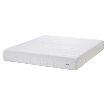 IKEA 10481715 Çift Kişilik Beyaz Yatak