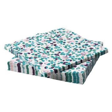Ikea 33x33 cm 30'lu Renkli Smaksinne Peçete
