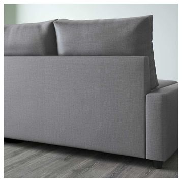 IKEA 39216754 Friheten Skiftebo Koyu Gri Bazalı Yataklı Köşe Kanepe