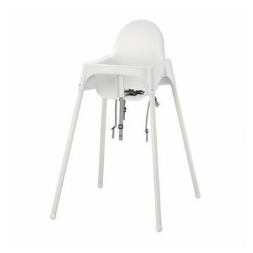 IKEA 49597512 Antilop Beyaz Mama Sandalyesi