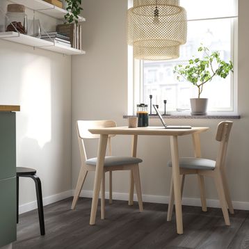 IKEA 79554832 Siyah Beyaz Masa Takımı