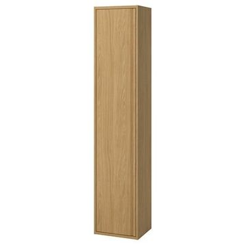 IKEA 80535079 Angsjön Meşe Görünümlü Boy Banyo Dolabı