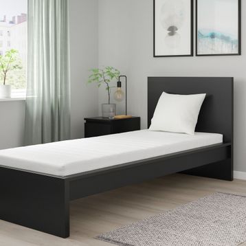 IKEA Akrehamn 90x200 cm Beyaz Tek Kişilik Yatak