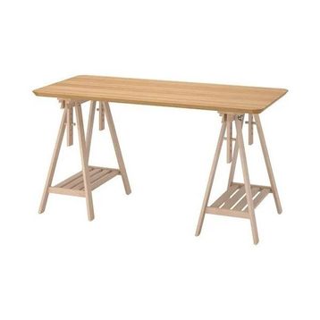IKEA Anfallare/Mittback Huş 140x65 cm Çalışma Masası