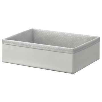 IKEA Baxna Gri Beyaz 26x34x10 cm Kutu