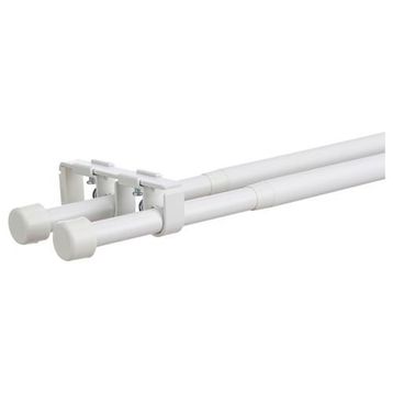 IKEA Bekrafta Beyaz 120 210 cm 19 mm Perde Çubuğu Seti