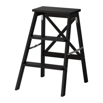 IKEA Bekvam Siyah 63 cm Portatif Merdiven