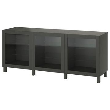 IKEA Besta 89508076 Koyu Gri Dolap