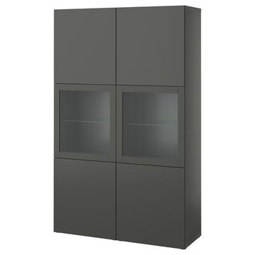 IKEA Besta 89508137 Koyu Gri Dolap