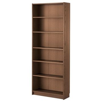 IKEA BILLY Kitaplık Kahverengi Dişbudak Kaplama 40x28x106 cm