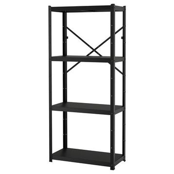 IKEA Bror Siyah 65x40x110 cm Raf Ünitesi