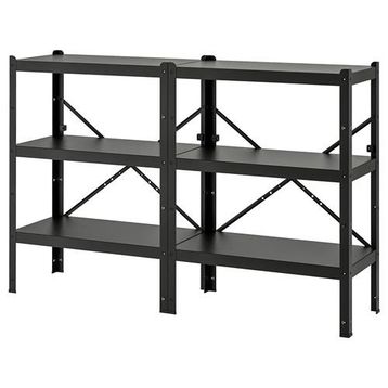 IKEA Bror Siyah 65x40x110 cm Raf Ünitesi