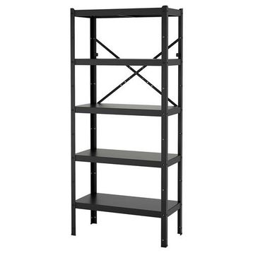 IKEA Bror Siyah 65x40x110 cm Raf Ünitesi