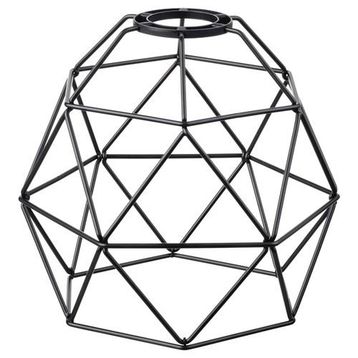 IKEA Brunsta Siyah 30 cm Sarkıt Lamba Abajur Başlığı