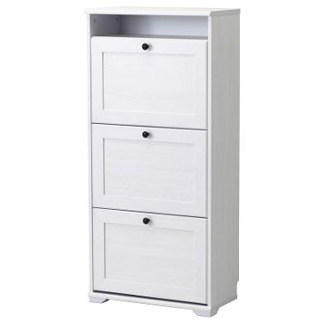 IKEA Brusali Beyaz 61x130 cm Ayakkabı Dolabı