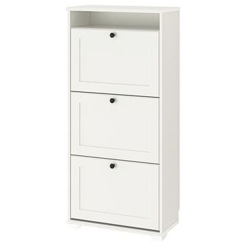 IKEA Brusali Beyaz 61x130 cm Ayakkabı Dolabı