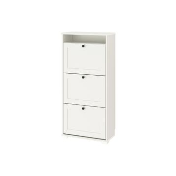 IKEA Brusali Beyaz 61x130 cm Ayakkabı Dolabı