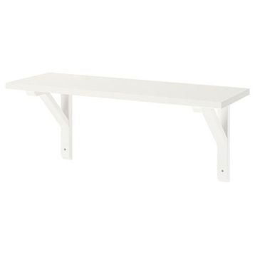 IKEA Burhult Beyaz 59x20 cm Duvar Rafı