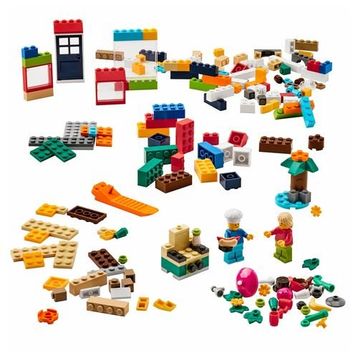 IKEA Bygglek 201 Parça Çok Renkli Lego Seti
