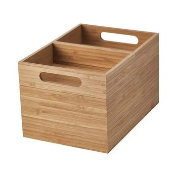 IKEA Dragan Bambu 23x17x14 cm Kutu Seti